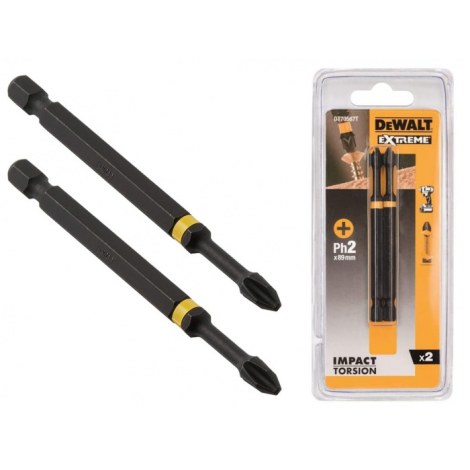 Smūginis sukimo antgalis DeWalt Extreme DT70567T-QZ; PH2; 85 mm; 2 vnt.