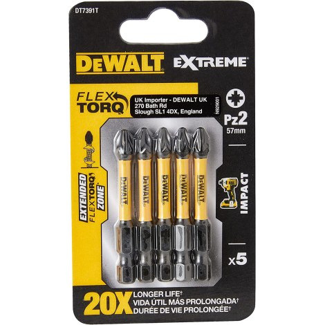 Sukimo antgalių komplektas DeWalt DT7391T-QZ; 5 vnt.