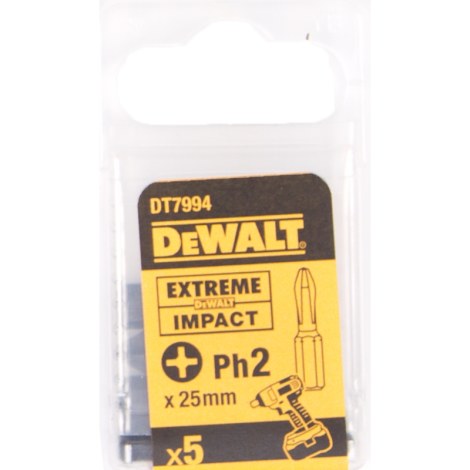Sukimo antgalis DeWalt; PH2; 5 vnt.