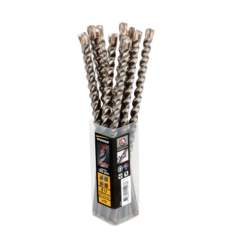 Grąžtas betonui Diager Booster Plus; SDS-plus; 14x200/260 mm; 12 vnt.