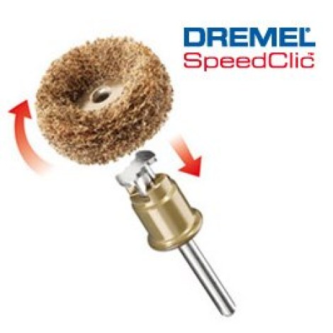 SpeedClic grubus ir vidutinis baigiamojo šlifavimo diskai Dremel 511S; 25 mm; 2 vnt.