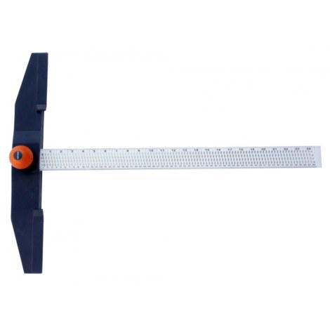 T-formos liniuotė EDMA 163155; 620 mm
