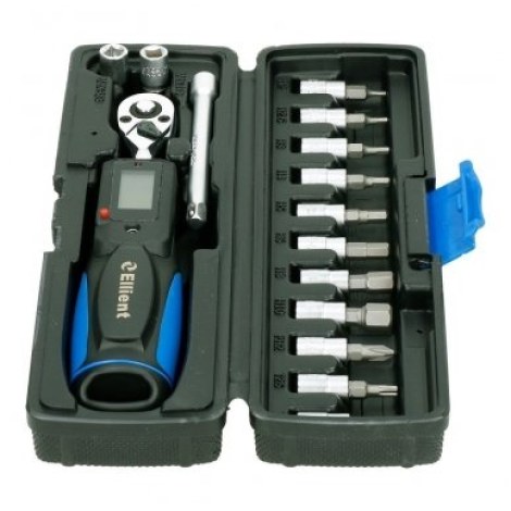 1/4'' Dinamometrinis raktas Ellient Tools SW3054; 200 mm; 6-30 Nm + priedai