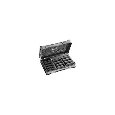 Smūginių sukimo galvučių komplektas Facom NS.405B; 1/2''; 10-24 mm; 12 vnt.