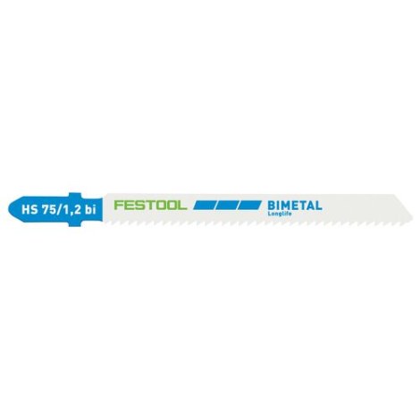 Pjūkleliai siaurapjūkliui Festool; 75 mm; 1,2 mm; 5 vnt.