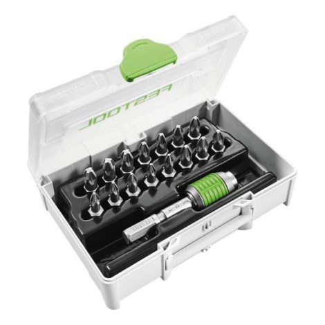 Sukimo antgalių rinkinys Festool SYS3 XXS CE-PZ BHS 60; 16 vnt.