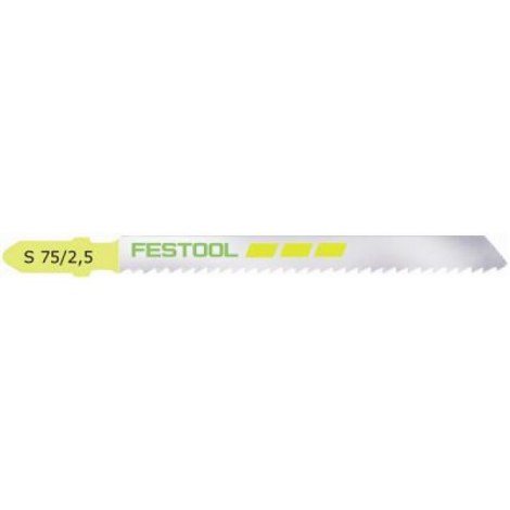 Pjūkleliai siaurapjūkliui Festool S 75/2,5; 25 vnt.