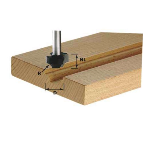 Ketvirtinė apvalinimo freza Festool 4/11/41 mm 