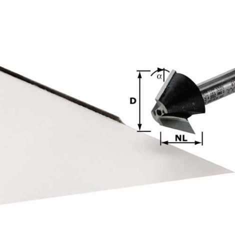 Nuožulnų freza Festool 12/42 mm 