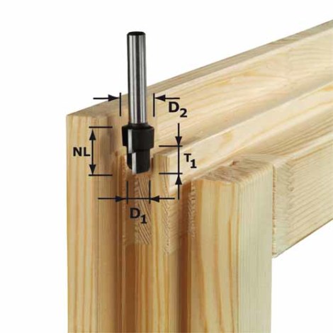 Laiptuota freza Festool; 20,3 mm; 80 mm 