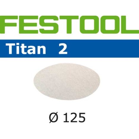 Šlif. popierius eksc. šlifuokliui Titan 2; 125 mm; P150; 100 vnt.