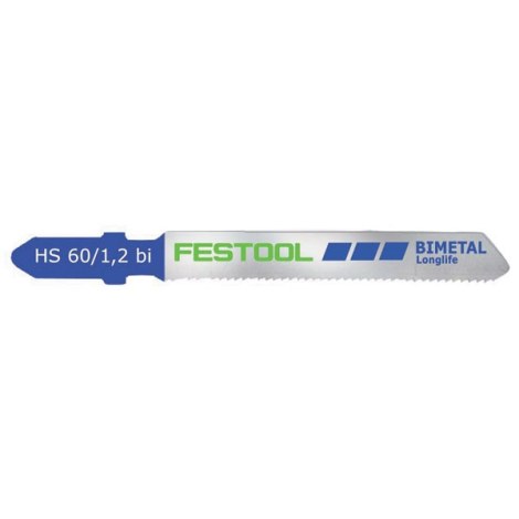 Pjūkleliai siaurapjūkliui Festool HS 60/1,2 BI; 100 vnt.