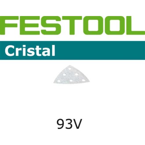 Šlif. popierius delta šlifuokliui Cristal; 93 V; P80; 50 vnt.