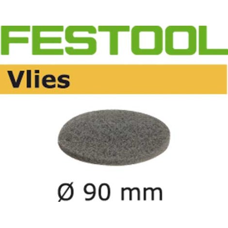 Šlif. popierius eksc. šlifuokliui Vlies; 90 mm; A100; 10 vnt.