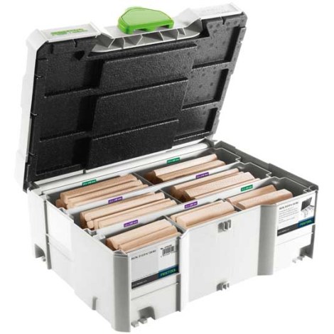 Dygiai Festool DOMINO asortimentas DS/XL D12/D14 128 BU