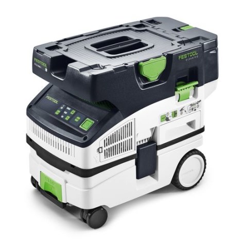 Akumuliatorinis dulkių siurblys Festool CLEANTEC CTLC MINI I-Plus; 18 V; 4x5,0 Ah akum.