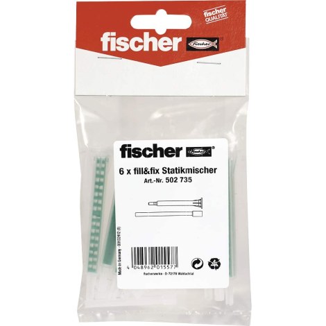 Maišytuvas cheminei masei Fischer Fill & Fix; 6 vnt.