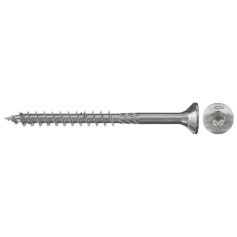 Medvaržtis Fischer Power-Fast II FPF-ST A2; TX30; 6,0x80 mm; 100 vnt.