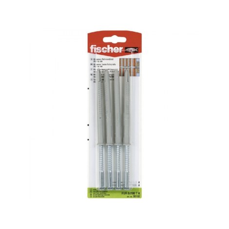 Savisriegis su kaisčiu Fischer FUR; 8x100 mm; 4 vnt.