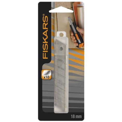 Laužoma geležtė Fiskars Craft; 18 mm; 10 vnt.