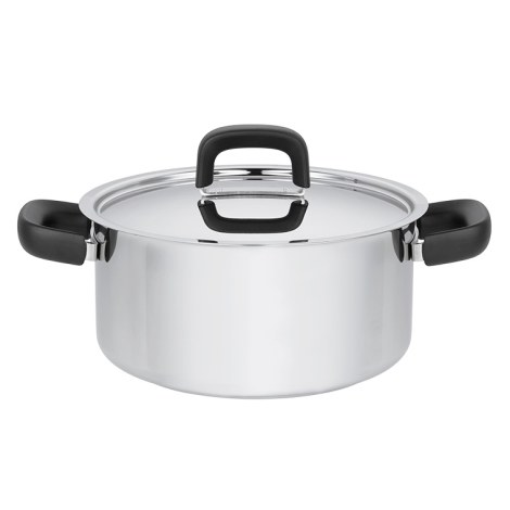 Nerūdijančio plieno puodas Fiskars Functional Form; 5 l 
