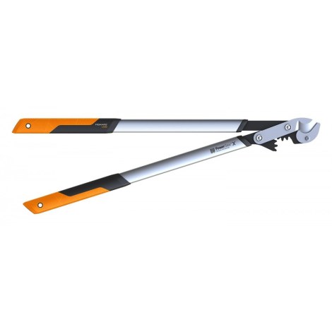 Svertinės sodo žirklės atraminiais ašmenimis Fiskars PowerGear X LX99