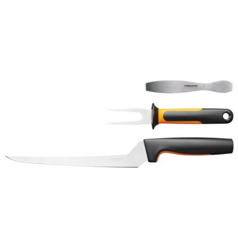 Filė peilis lygiais ašmenimis Fiskars Functional Form; 3 vnt.