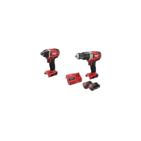Įrankių rinkinys Flex 436001+ (Flex PD 2G 18.0 + ID1/4); 18 V; 2x5,0 Ah akum.