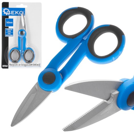 Kabelio kirpimo žirklės Geko U01562; 140 mm