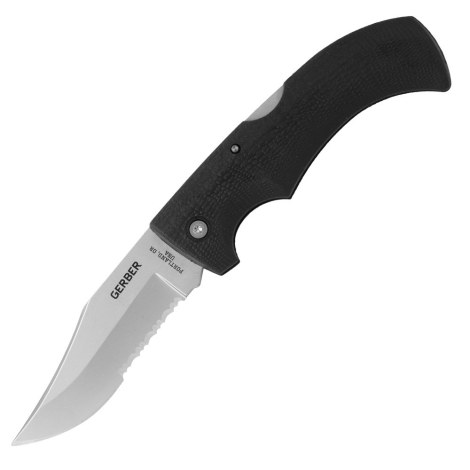 Peilis dantytais ašmenimis Gerber Gator Clip Point 
