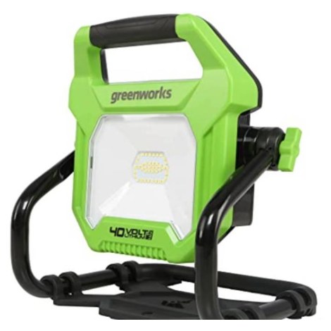 Šviestuvas Greenworks G40WL; 40 V (be akumuliatoriaus ir pakrovėjo)