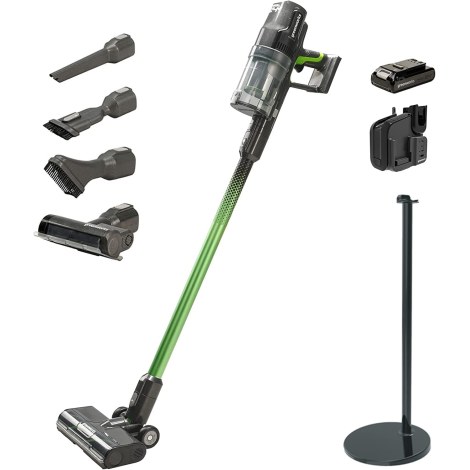 Akumuliatorinis dulkių siurblys Greenworks GD24SVK4S; 24 V; 1x4,0 Ah akum.