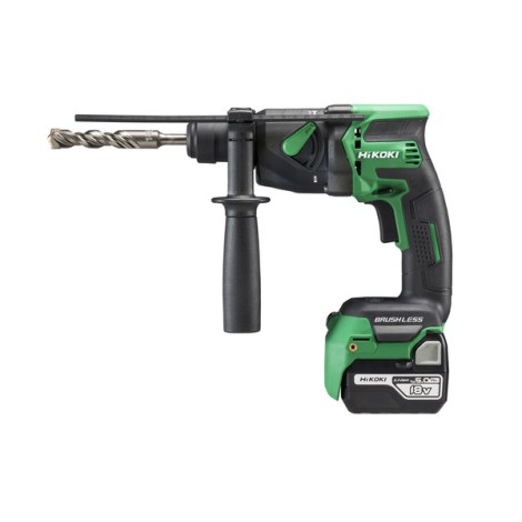 Perforatorius Hikoki DH18DPBWPZ; 18 V; 1,3 J; SDS-plus; 2x5,0 Ah akum.