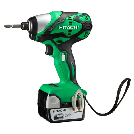 Smūginis suktuvas Hitachi WH14DSDL; 14,4 V; 2x4,0 Ah akum.