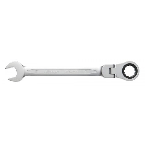 Kombinuotas raktas su terkšle Hogert HT1R048; 8 mm