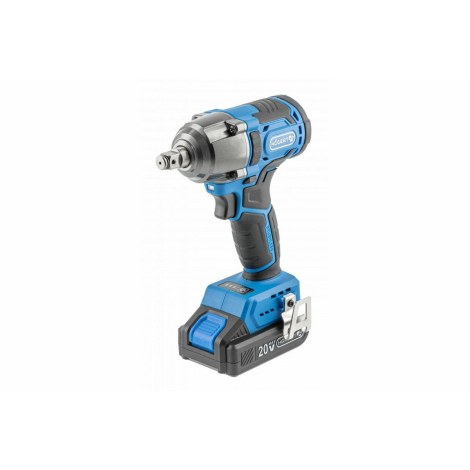 Smūginis veržliasūkis Hogert HT2E2002X; 20 V; 2x2,0 Ah akum.