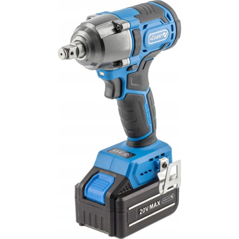 Smūginis veržliasukis Hogert HT2E204; 20 V; 1x4,0 Ah akum.