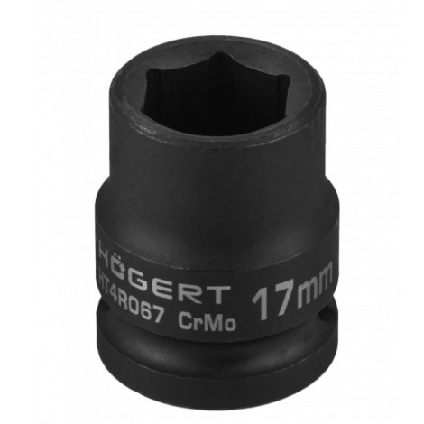 Smūginė sukimo galvutė Hogert HT4R067; 1/2''; 17 mm