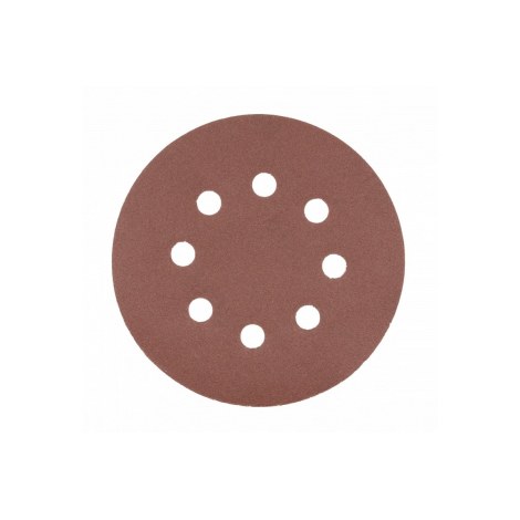 Šlifavimo popierius Hogert HT8D122; 125 mm; G80; 5 vnt.