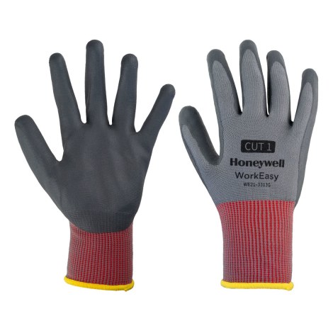 Pirštinės Honeywell WorkEasy 13 GY NT CUT 1; 7/S dydis