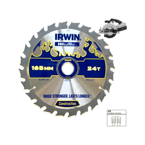 Pjovimo diskas medienai Irwin; 136x1,8x10,0 mm; Z24 
