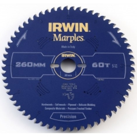 Pjovimo diskas medienai Irwin; 216x2,5x30,0 mm; Z84 