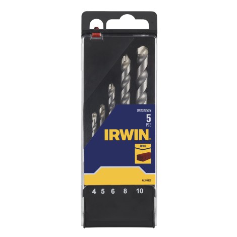 Grąžtų komplektas akmeniui Irwin IW2026505; 4-10 mm; 5 vnt.