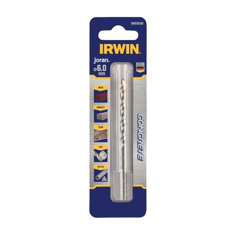 Grąžtas betonui Irwin IW2039108; 6x100 mm