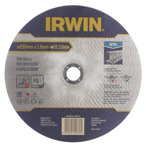 Abrazyvinis pjovimo diskas Irwin IW8082136; 230x1,8 mm