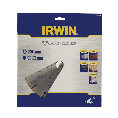 Deimantinis pjovimo diskas Irwin IW8087106; 230 mm