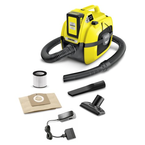 Sauso-drėgno valymo siurblys Karcher WD 1; 18 V; 1x2,5 Ah akum.
