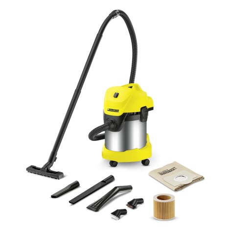 Sauso-drėgno valymo siurblys Karcher WD 3 Premium Car kit EU-II