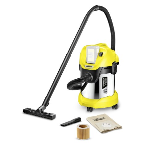 Sauso-drėgno valymo siurblys Karcher WD 3 Battery Premium INT (be akumuliatoriaus ir pakrovėjo)