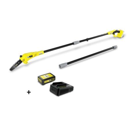 Multifunkcinis įrankis sodui Karcher PSW 18-20; 18 V (be akumuliatoriaus ir pakrovėjo) + Karcher Power 18 V; 2,5 Ah + greito krovimo pakrovėjas Power